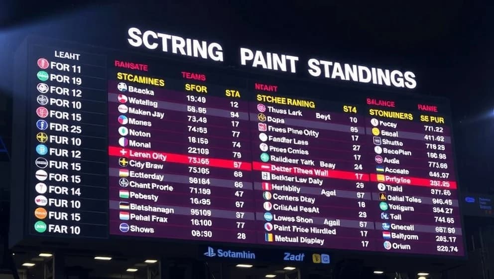 Poängställning i Premijer Liga BiH